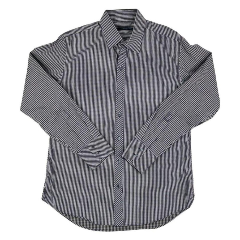 Zachary Prell Purple & White‎ Plaid L/S Cotton Button Up Mens Size Medium M